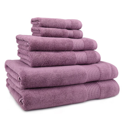 Adlena 6 Piece Turkish Cotton Towel Set