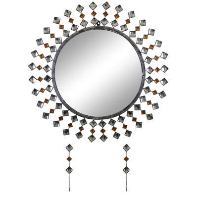 Oversized Round Entry Way Wall Mirror
