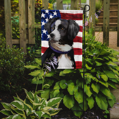 Double Sided 15'' H x 11'' W Polyester Independence Day Garden Flag