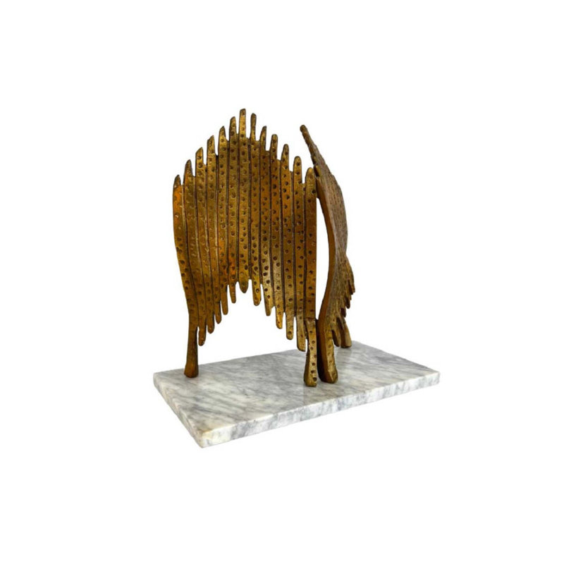 Gold Eros Sculpture