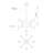 8 - Light Dimmable LED Sputnik Modern Linear Chandelier
