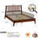 Kristoffer Solid Wood Bed Frame with Headboard