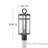 Porter 22.75" Outdoor Single Light Post Mount Lantern with Lumiglo - Lisa McDennon Collection-2027418035