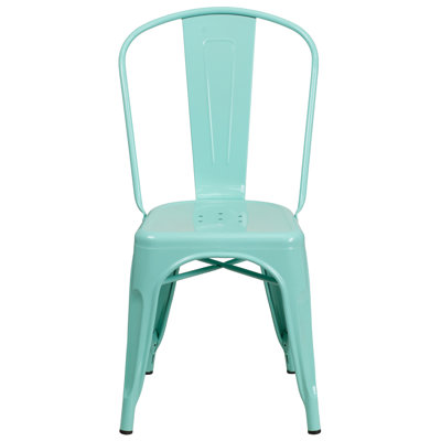 Lily Metal Stackable Side Chair 