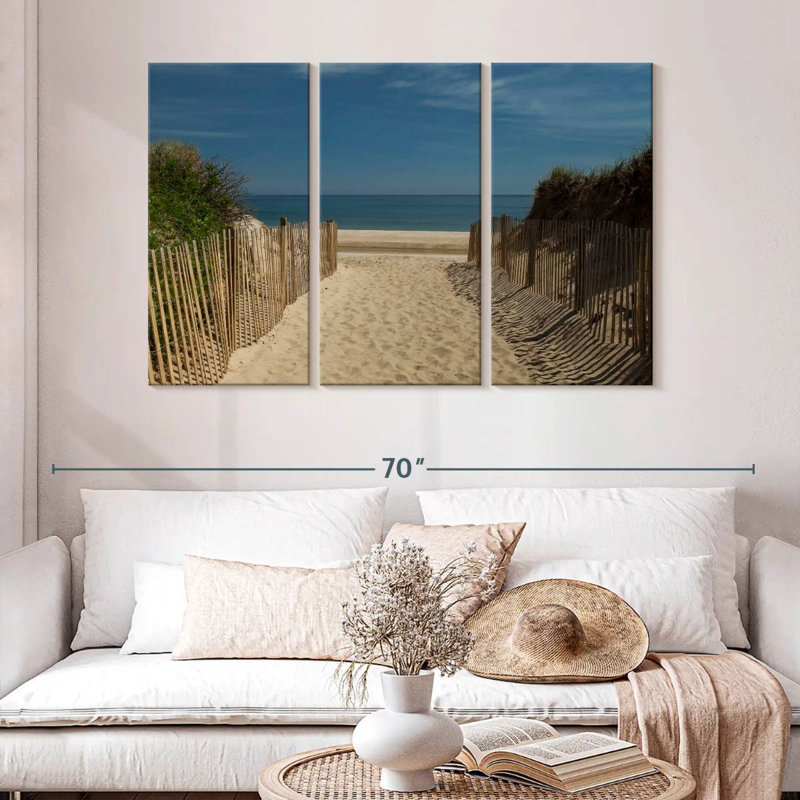 Gillard Path To Cape Cod Beach, 32" H x 50" W