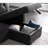 Upholstered Pull Out Sectional Sofa With Chaise