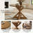 Windvale Cross-Buck Base Dining Table-128820934-128569017