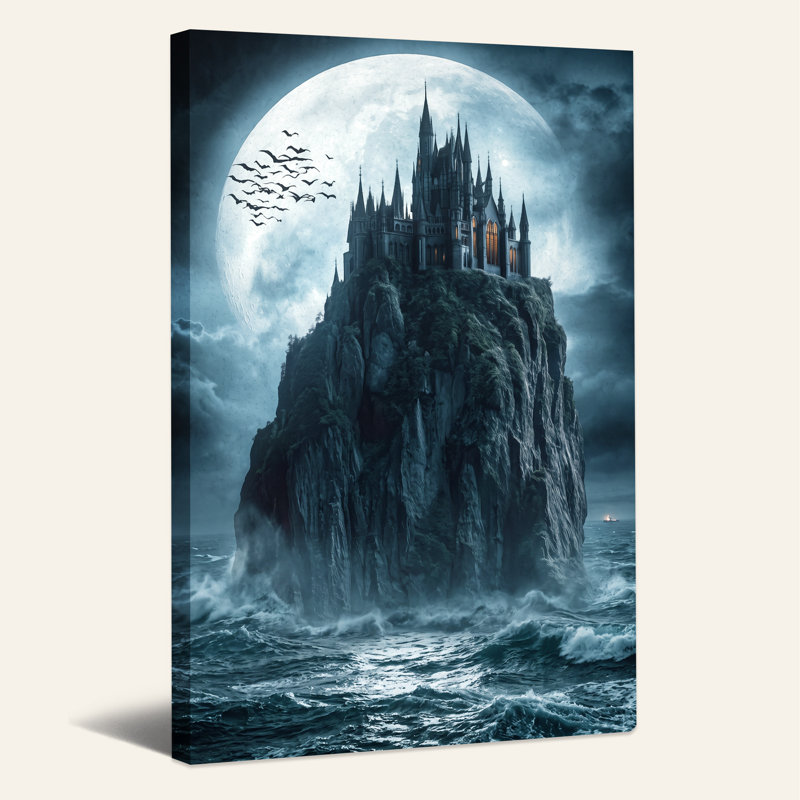 Impression sur toile Halloween, H 24 po x l 16 po