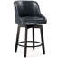 Tabouret de comptoir pivotant rembourré 26 po Wilsonia avec structure en bois massif-1692210779-1717197492