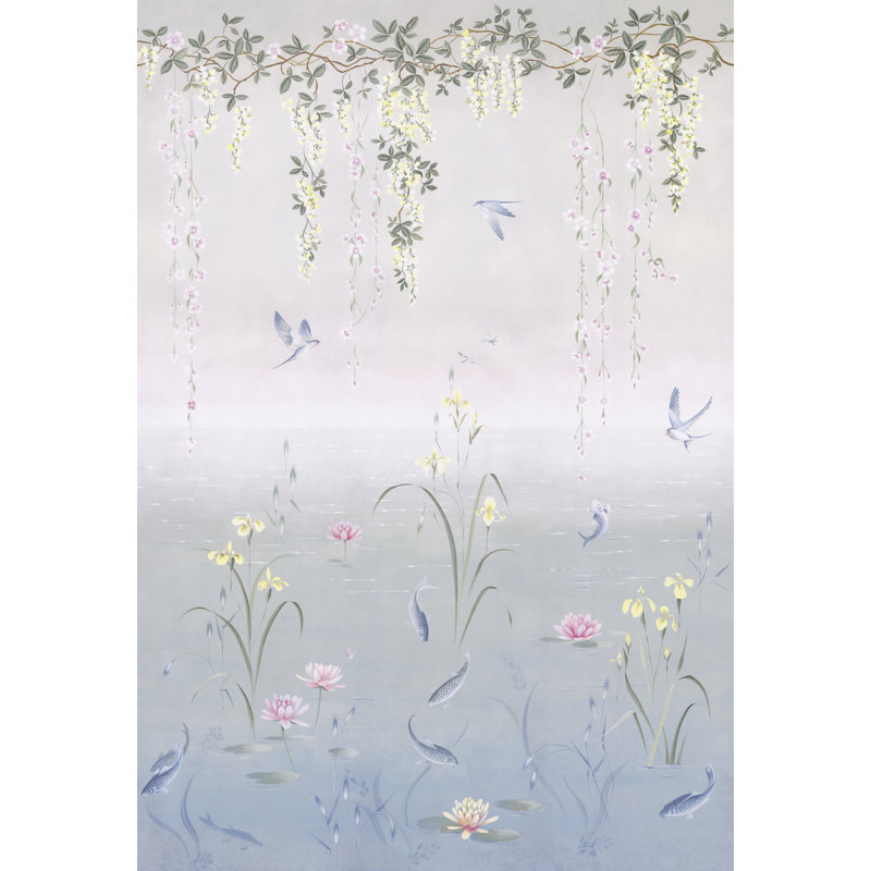 Water Garden 10.05m x 68.6cm Matte Wallpaper Roll