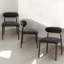 Ensemble de 2 chaises d'appoint à finition lin-798110970