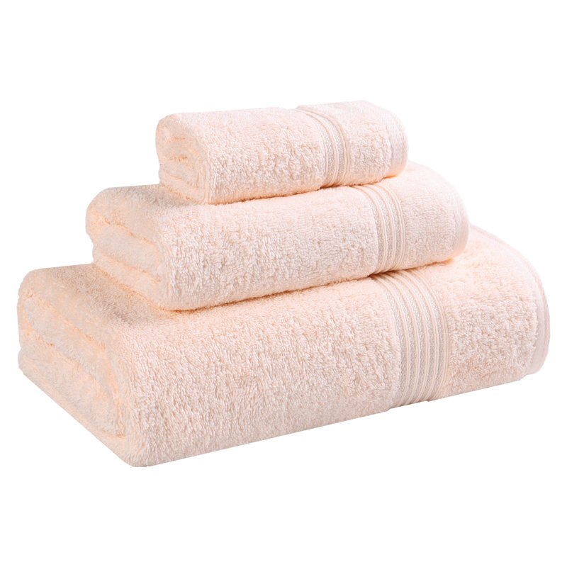 Ensemble de serviettes de bain 3 pièces Oleg Heritage, Pêche