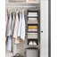 30x30x90cm Fabric Hanging Organiser