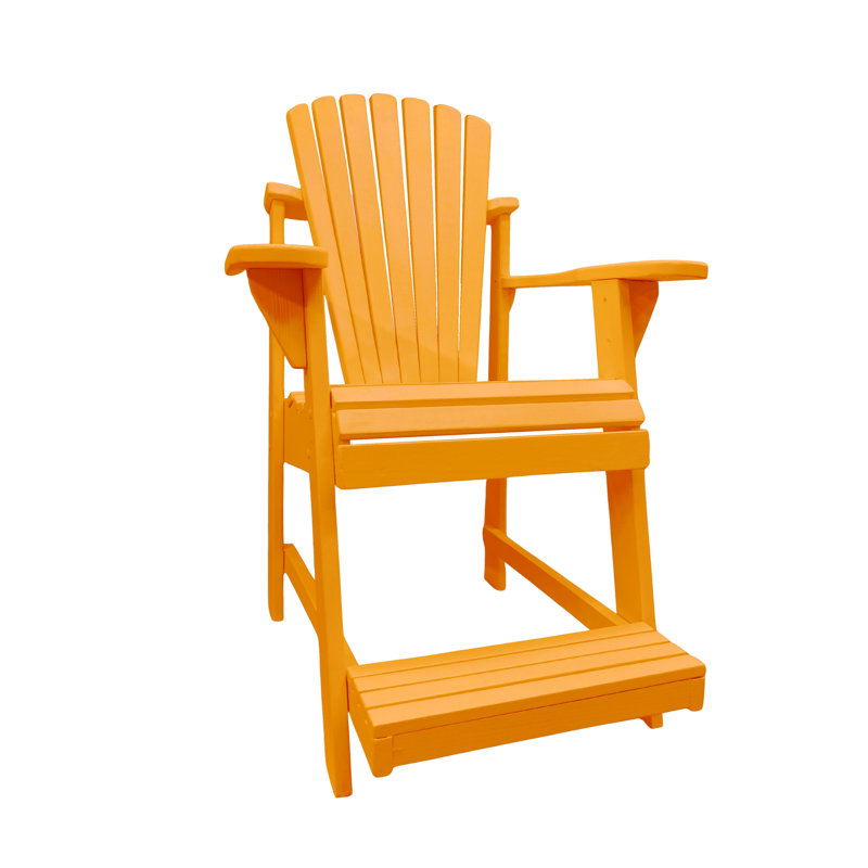 Weathercraft Classic USA-Made Adirondack Balcony/Pub Chair – 14 Sherwin-Williams Finish Colors, Elevated Outdoor Seating with Built-In Footrest