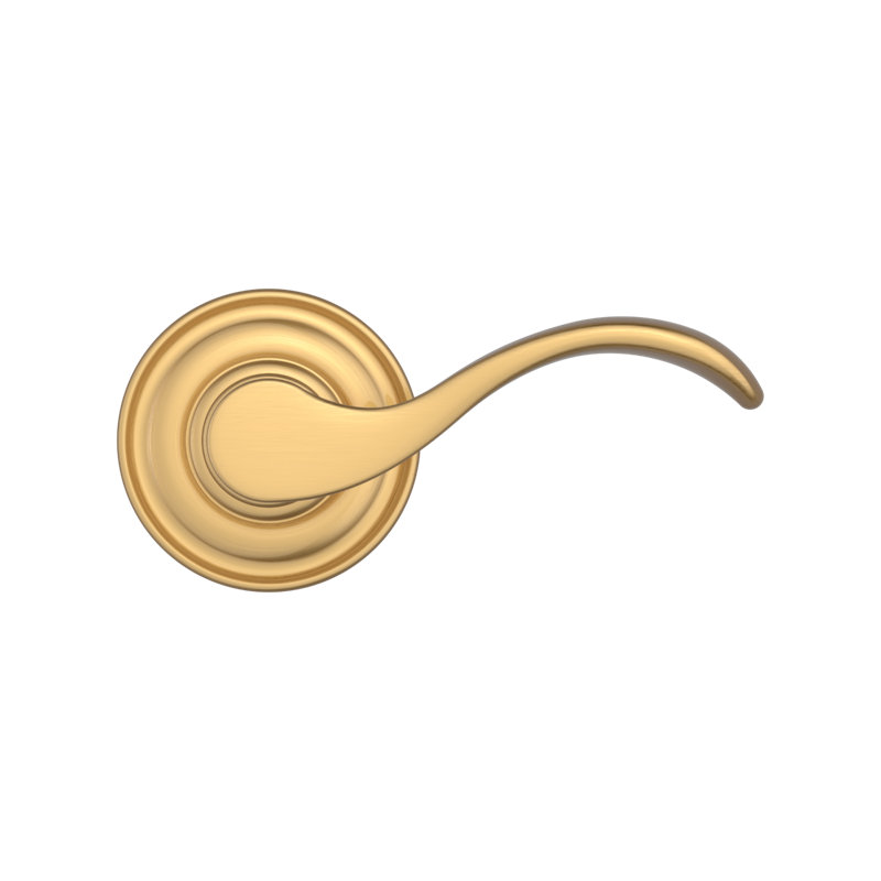 Lifetime (PVD) Satin Brass Door Lever