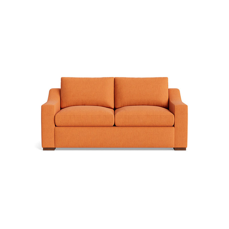 Lucca Loveseat (70"), Performance Weave - Carrot