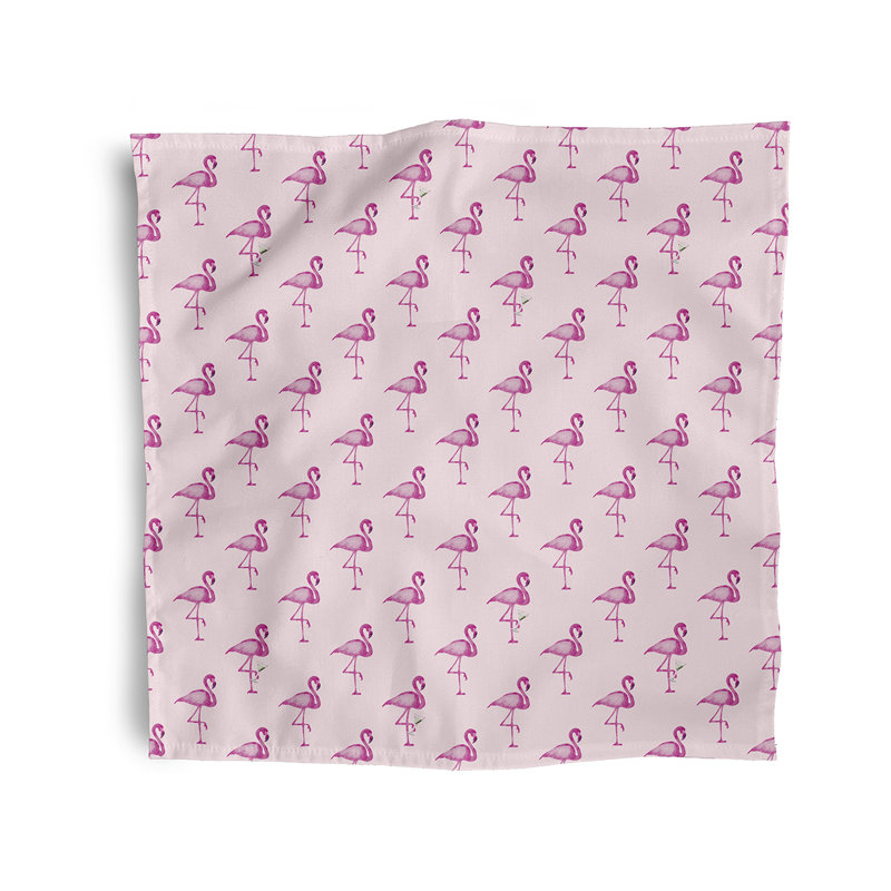 Biddlesden Flamingo Fanfare Martini Napkins, Pink