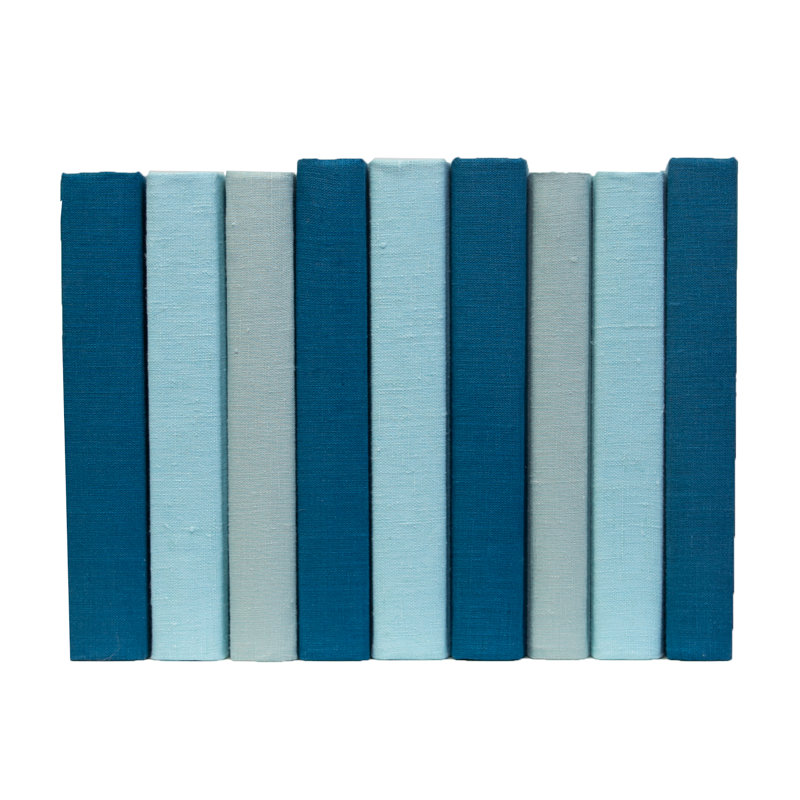 Jade Linen Wrapped Colorpak, Blue