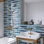 Initial Sequence Natural Stone Linear Mosaic Wall Tile-36931349