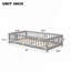 Wood Floor Platform Bed with Fence and Door-117530428-117530429