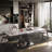 Light luxury rectangular dining table and chair-106900535