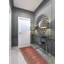 Tapis de couloir rouge en laine 2 pi 9 po x 9 pi 9 po Zaelie