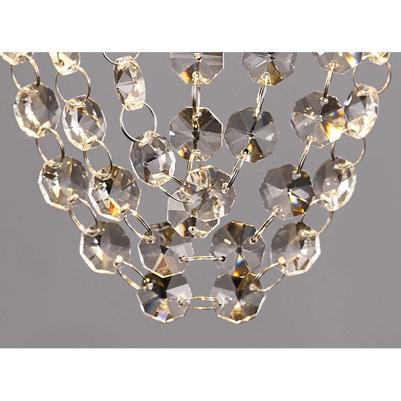 Flush Mounted Sconce, Chrome