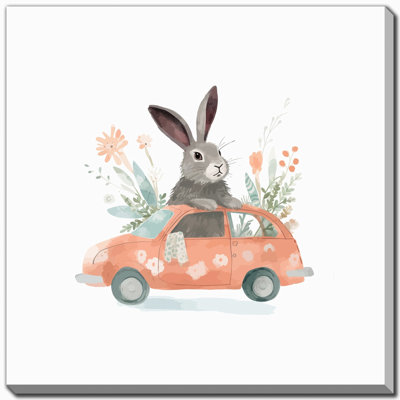 Critters On The Go 1 Canvas Wall Art