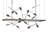 Four Seasons Autumn LED Kitchen Island Linear Pendant-17425061-93415007