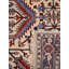 Tapis d'intérieur rectangulaire oriental noué à la main, en soie blanche et bleue et laine-866237663