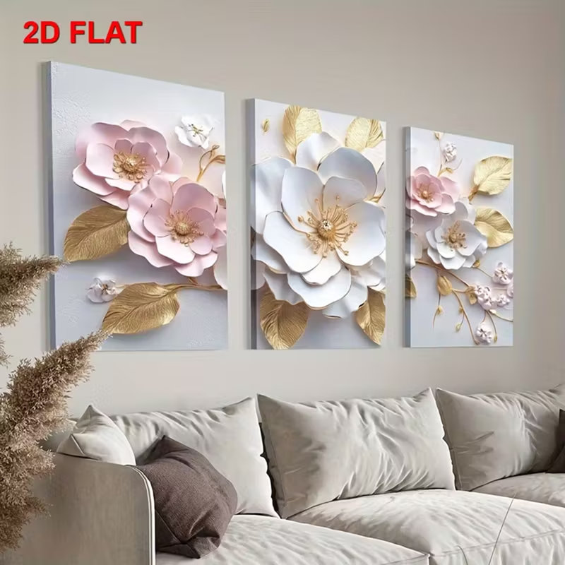 3 Piece Wrapped Canvas Print