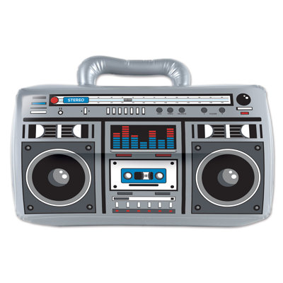 Inflatable Boom Box - 11" x 16" - Pack of 12
