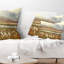 Coussin lombaire en coton de fleurs arctique