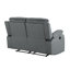 Causeuse inclinable en tissu de microfibre transitionnel-405401830