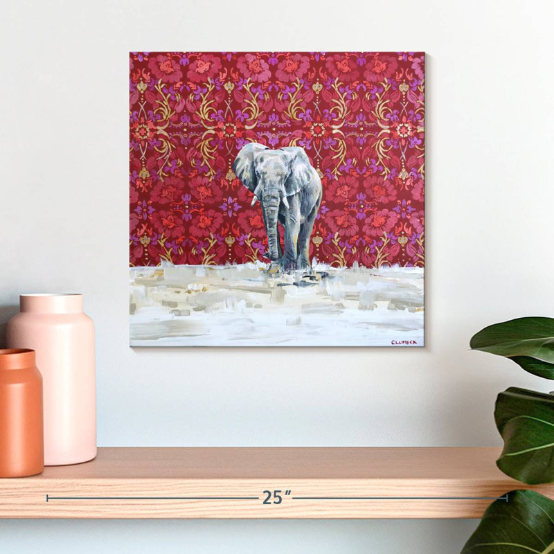 Brampt Elephant Elegance, 16" H x 16" W