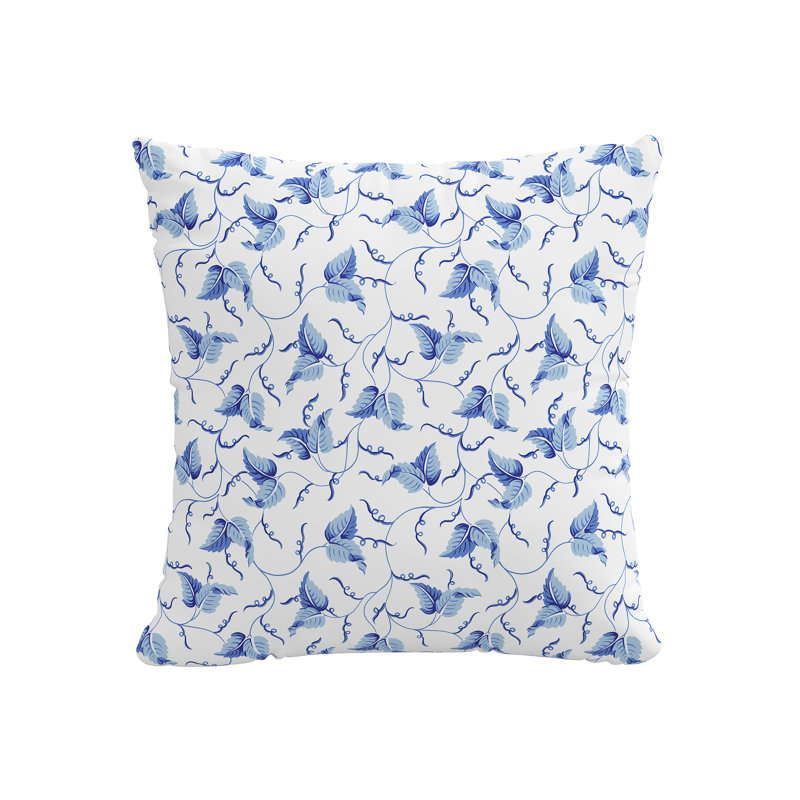 Coussin Crafted, Scm Ivy Scroll Bluebell Lin, Plumes
