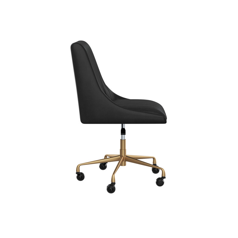 Swivel Office Chair, Black