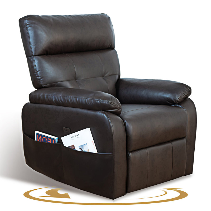 Electric Power Swivel Recliner Sofa With USB/Type-C Charging