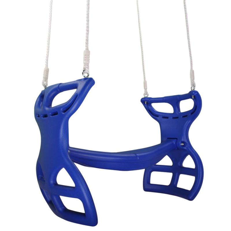 Fauteuil coulissant avec corde, Bleu
