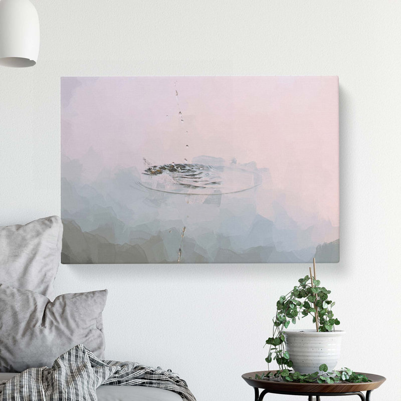 Peace And Serenity In Abstract - Wrapped Canvas, 40cm H x 60cm W x 3cm D