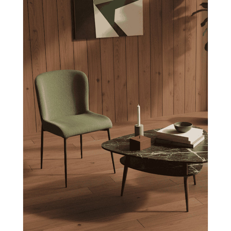 47cm H Side Chair, Green