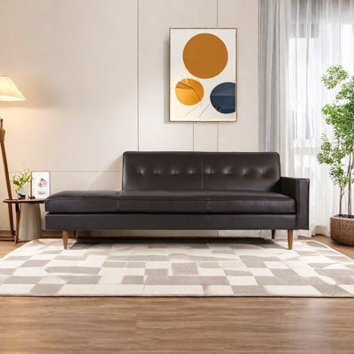 Chaise longue en similicuir Luxury