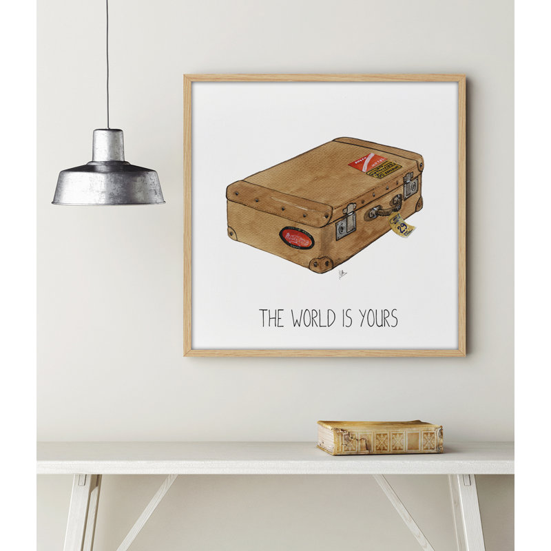Objects Maleta V by Juan Carlos Arbex - Single Picture Frame Painting, 40cm H x 40cm W x 3cm D