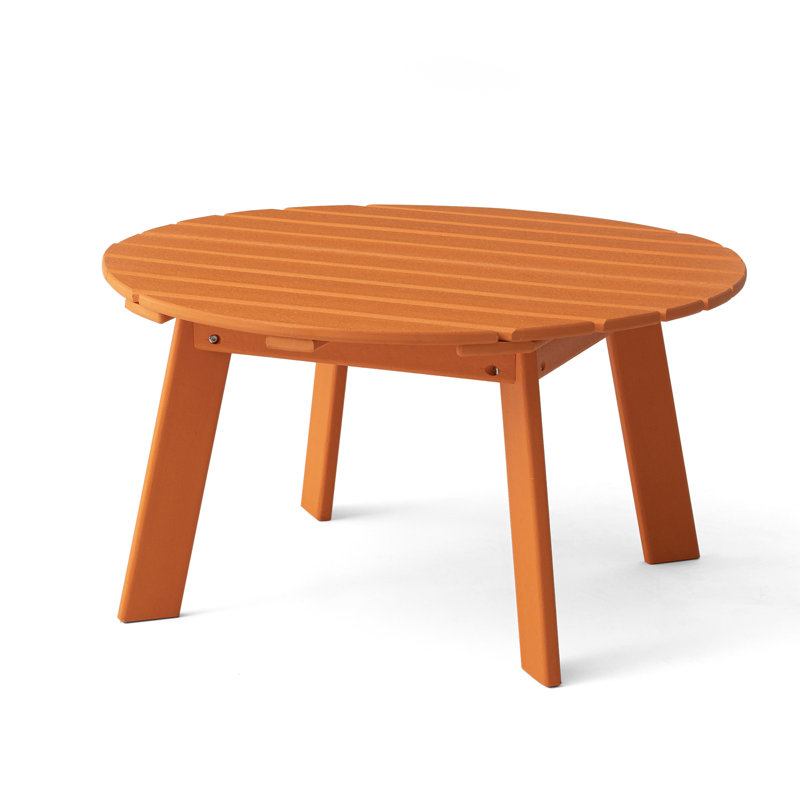 Table basse Ramonita, Mandarine, H 19 po x l 35,5 po x P 35,5 po