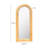 Rattan 70" Floor Mirror-438416772