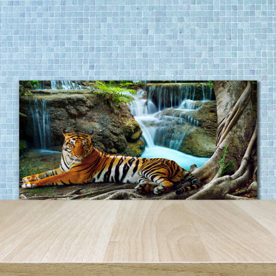 Nondalton 50cm W x 100cm L Glass Peel and Stick Panel