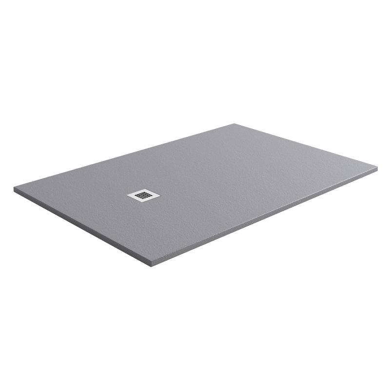  Shower Tray - Gray, 25mm H x 800mm W x 1200mm H