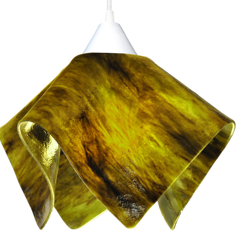 Amergin 1 - Light Unique/Statement Pendant, Small, White, Treebark