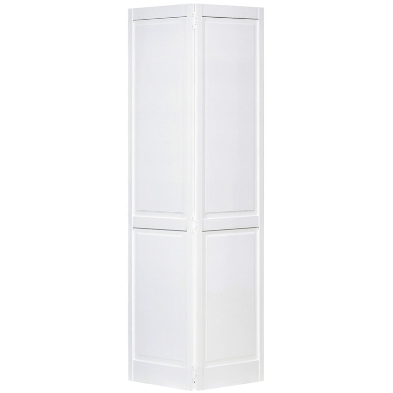 Bi-pli traditionnel à quatre panneaux blanc, L 24 po x H 80 po