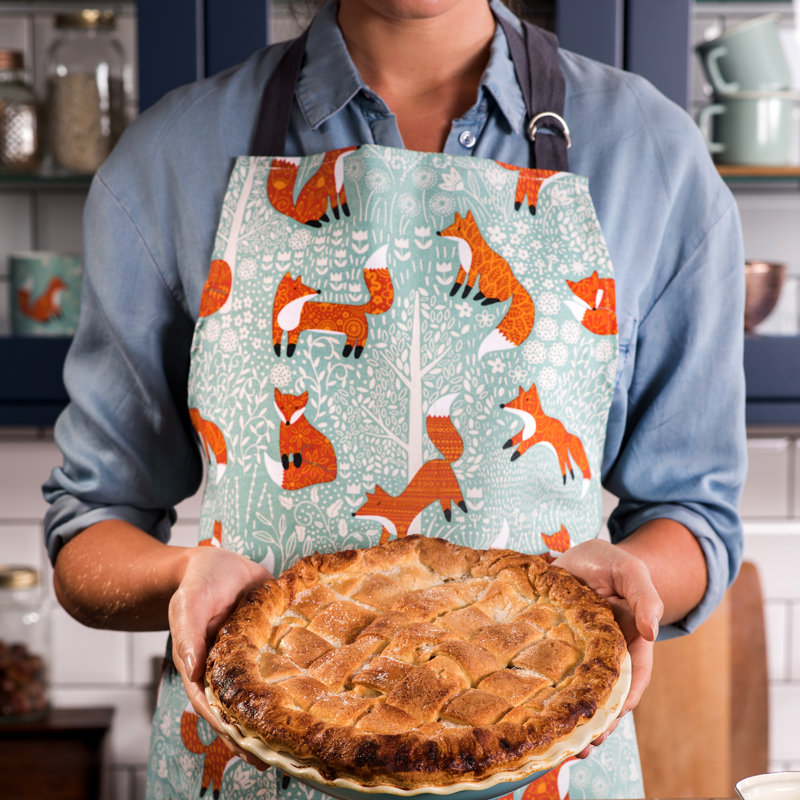 Foraging Fox Cotton Bib Apron